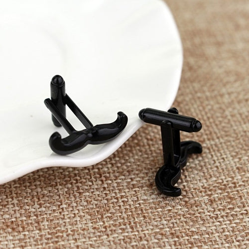 Schnurrbart Manschettenknöpfe