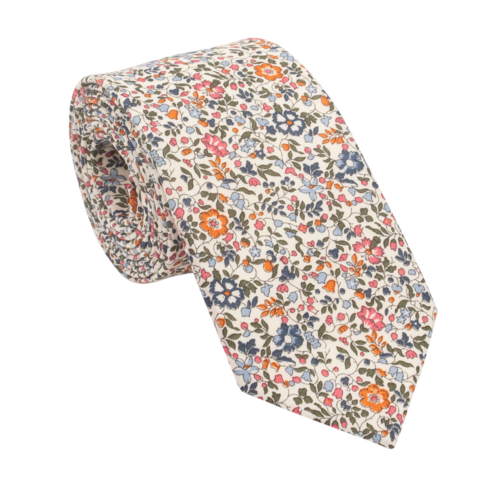 Vanillefarbene Katie & Millie Liberty Krawatte