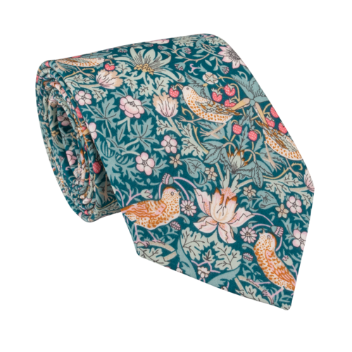 Smaragdgrüne Liberty-Krawatte